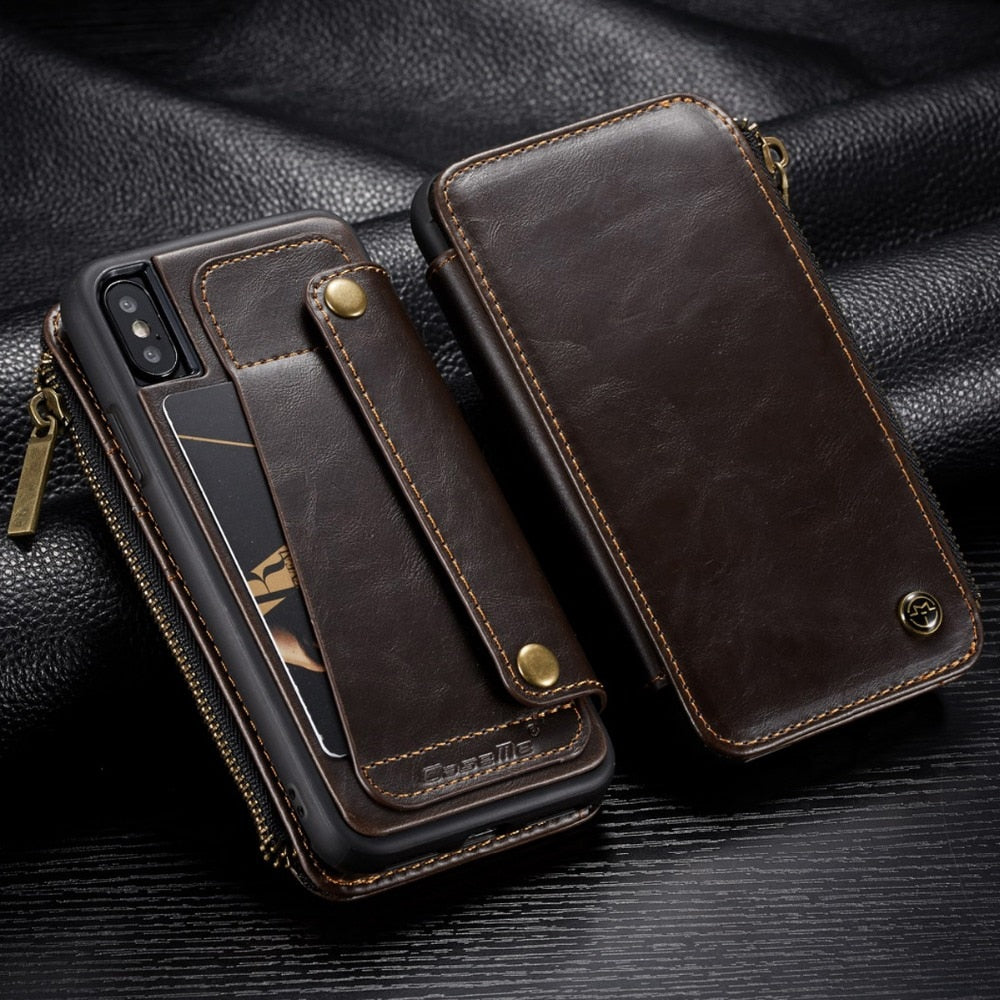 Leather case flip phone case