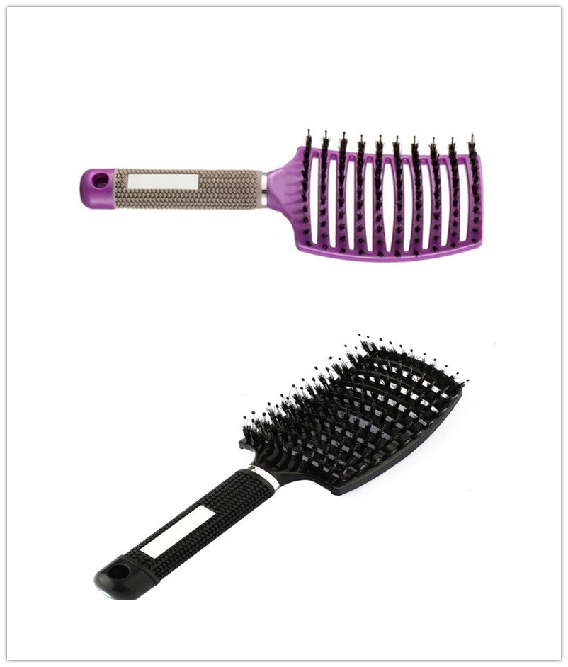 Hairbrush Anti Klit Brushy Haarborstel Women Detangler Hair Brush Bristle Nylon Scalp Massage  Teaser Hair Brush Comb